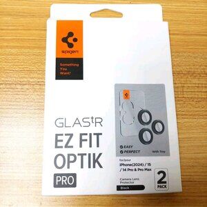 Spigen iPhone 14 Pro / Max GLAS.tR EZFit OptikPro Lens Protector 2 Pack AGL05205